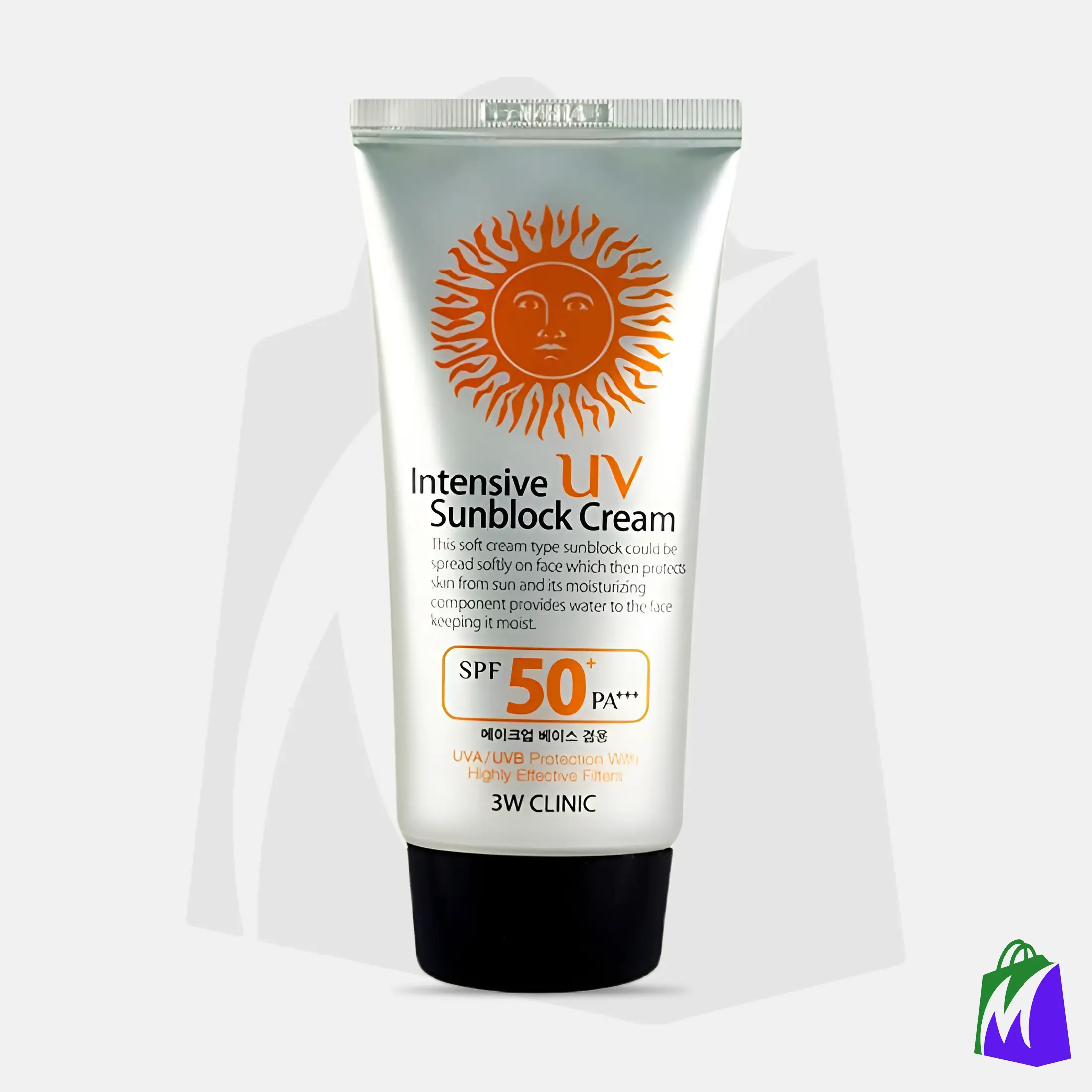 3W Clinic Intensive UV Sunblock Cream SPF50+ Pa+++